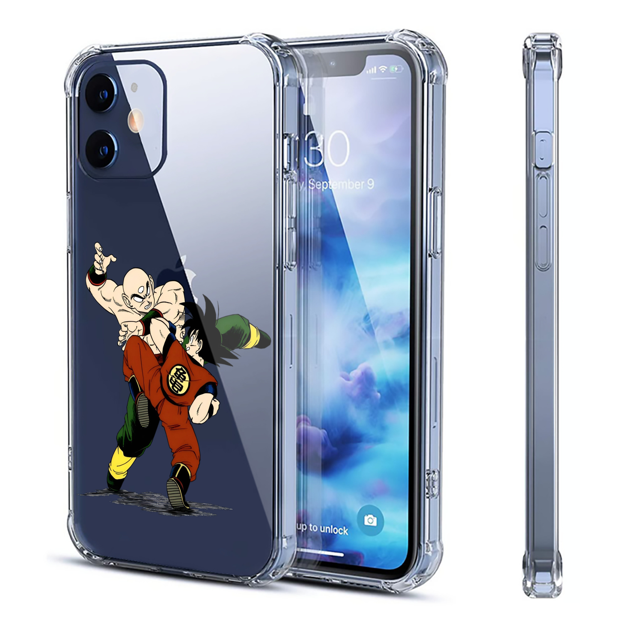 （画像用） ドラゴンボール DRAGON BALL 【iPhone 12シリーズ対応】透明スマホケース（クリアソフトケース）